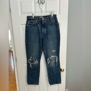 Lovers and Friends Reece High Rise Rigid Slim Straight Jeans